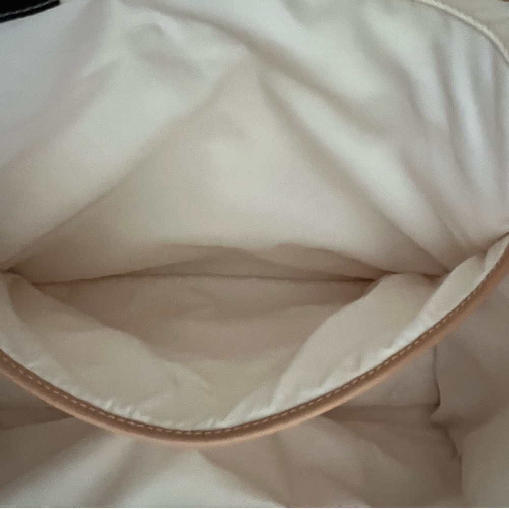 Tory Burch Black and Tan Swirl Tote - Picture 5 of 8